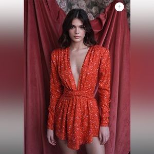 Carmela in La Passione Floral dress